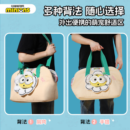 Minions Minion Pet Backpack Cat Outing Bag Pet Small and Medium-Sized Dog Outing Portable Dog Backpack