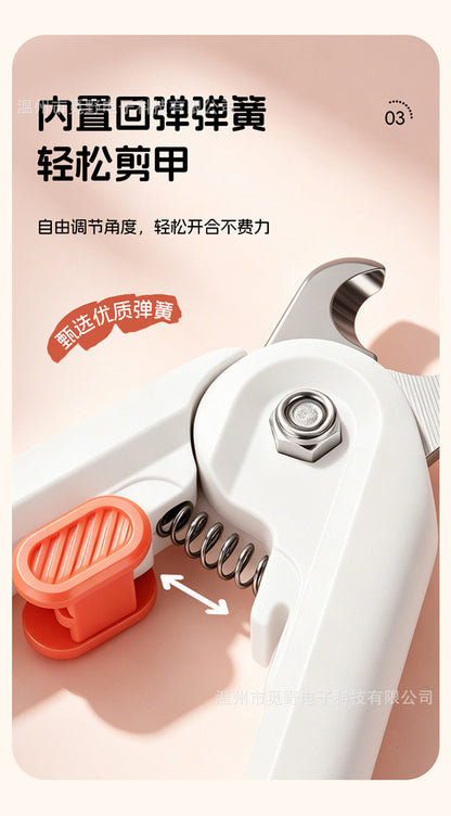 Cross-Border Two-In-One Pet Nail Clippers, Cat Claw Nail Trimmers, Nail Files, Nail Grinders, Pet Supplies