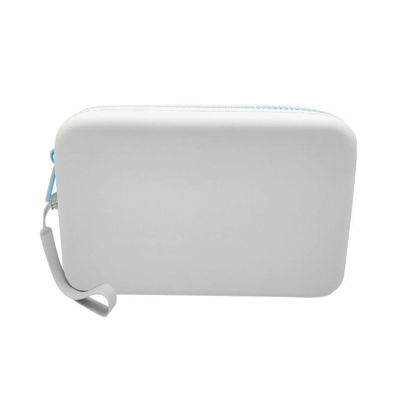 Customizable Silicone Cosmetic Bag Rectangular Travel Portable Silicone Storage Bag Waterproof Toiletry Bag Small Storage Bag