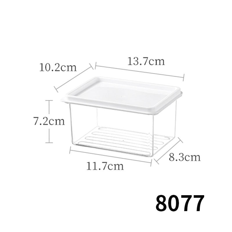 Desktop Storage Box with Lid Flip-Top Rectangular Transparent Acrylic Storage Box Kitchen Cosmetics Sundry Work Station