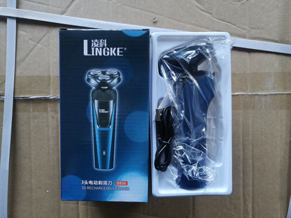 110V-220V Lingke 8806 three-head body washing Shaver USB charging electric men's Shaver charging