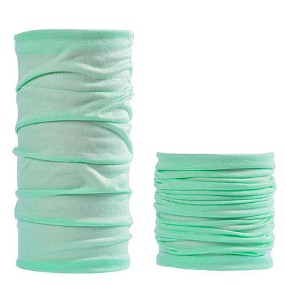 Solid Color Outdoor Turban Riding Flying Scarf Varied Magic Turban Men's and Women's Sunscreen Windproof Scarf Headgear Neck Sleeve Hair Band