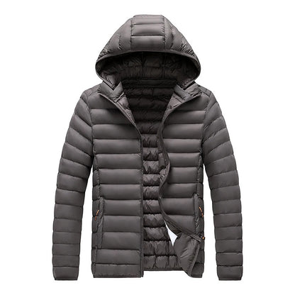 Cross-Border Exclusive Supply for Amazon: Men's 2026 Winter Jacket, Slim Fit, Lightweight Cotton Coat, Thin Multi-Color Quilted Cotton Clothing