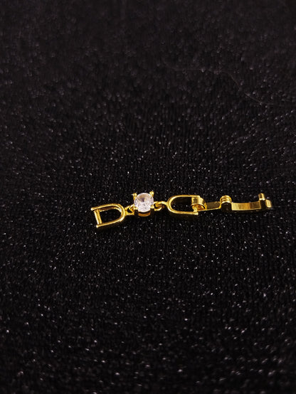 Joker bracelet necklace extended chain plated real platinum zircon 3cm lengthened first jewelry button accessories factory outlet