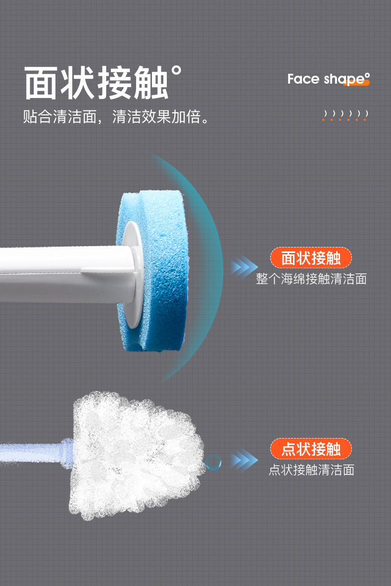 Disposable Toilet Brush Household No Dead Angle Toilet Brush Toilet Wall Hanging Toilet Cleaning Brush Toilet Artifact