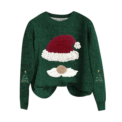 Ebay Amazon Autumn and Winter New European and American Christmas Sweater Loose Pullover Knitted Top All-match Casual Sweater