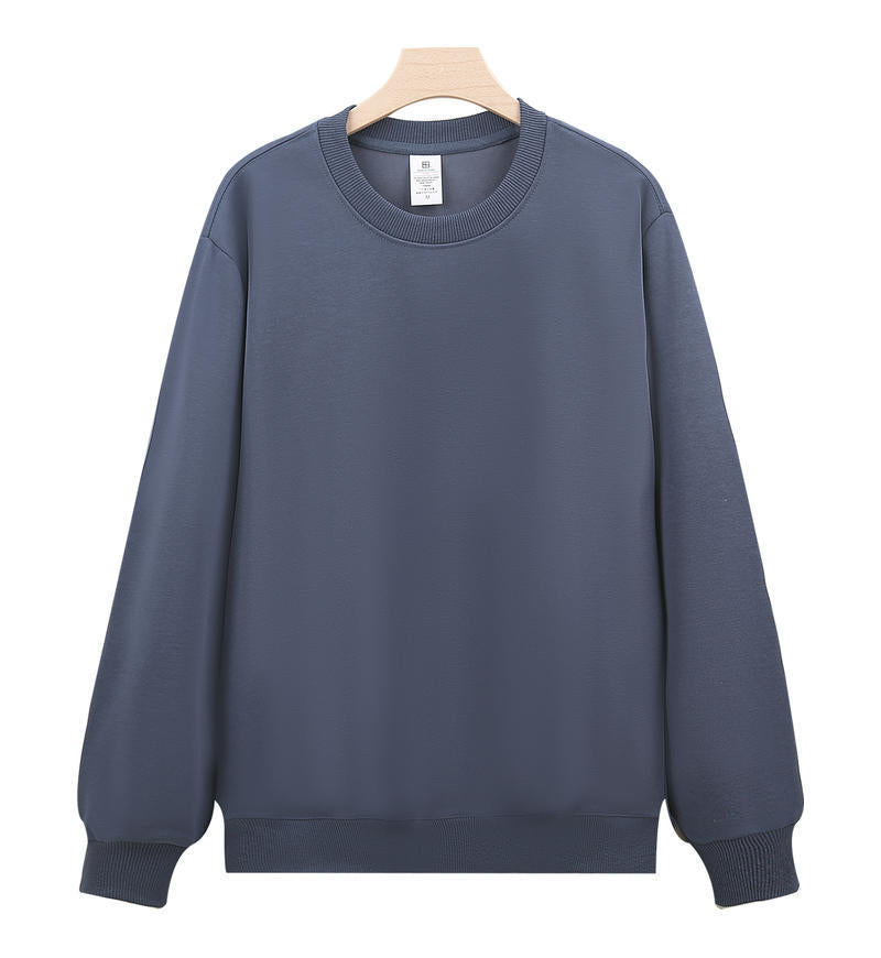 Cross-Border Heavy Sweatshirt with Logo Printed on It, Group Annual Meeting Cultural Shirt, Advertising Shirt Design, Velvet Round Neck Sweatshirt, Work Clothes