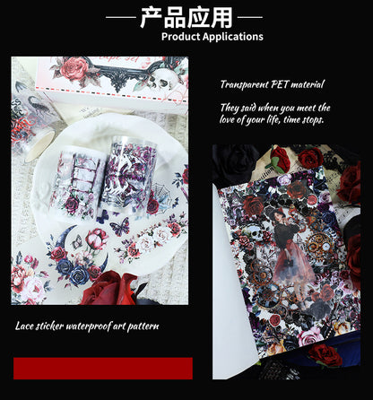 Foreign Trade Cross-Border Hot-Selling Halloween and Christmas Planner Materials DIY Decoration No-Cut Die-Cut Pet Planner Tape