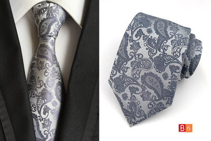 Manufacturers wholesale tie polyester jacquard tie men's casual formal wear professional business tie in stock supply
