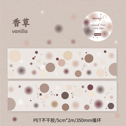 Carefully Selected Coffee Town Retro Series Die-Cut Scenery Washi Tape Creative DIY Background Stickers Journal Pet Tape