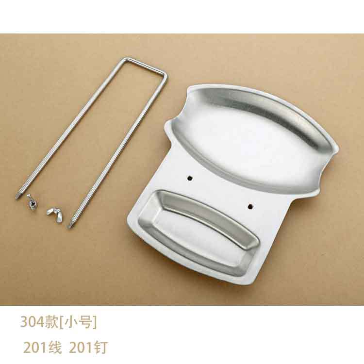In stock stainless steel pot lid rack removable kitchen chopping board rack creative hotel supplies soup drain draining soup shell rack