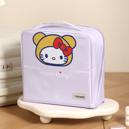 Vertical Cosmetic Bag, Large Capacity, Women's Pencil Case, Travel Pu Waterproof, Can Be Hung on Luggage, Makeup Brush Storage Bag