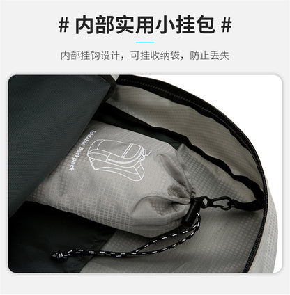 Cross-Border Outdoor Folding Backpack Waterproof Mountaineering Bag Backpack Folding Bag Outdoor Large Capacity Travel Backpack