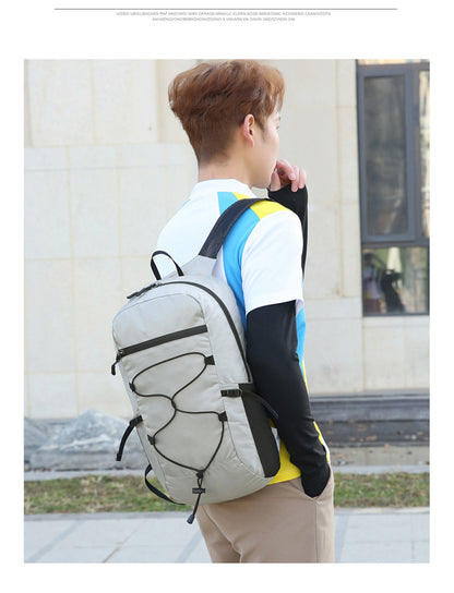 Cross-Border Outdoor Folding Backpack Waterproof Mountaineering Bag Backpack Folding Bag Outdoor Large Capacity Travel Backpack
