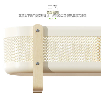 Household Desktop with Partition Room Basket Bathroom Cosmetics Large Capacity Storage Basket Creative and Practical Storage Rack