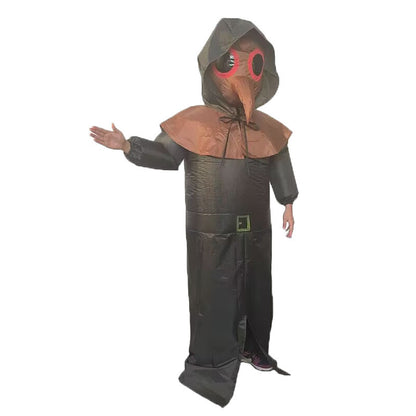 Cross-Border Popular Halloween Creative Cartoon Toys Party Activities Cute Animal Props Hippo Inflatable Costumes