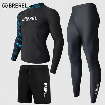 Sun Protection Swimsuit Men's Surfing Suit Split Quick-Drying Tight Jellyfish Suit Snorkeling Suit Wetsuit Full Body Long-Sleeved Trousers