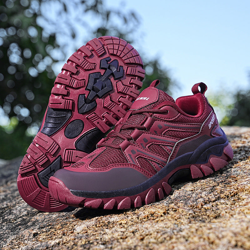 Cross-Border Recommendation for Autumn and Winter Men's Low-Top Outdoor Mountaineering and Hiking Sports Shoes, Men's Non-Slip and Wear-Resistant Work Boots