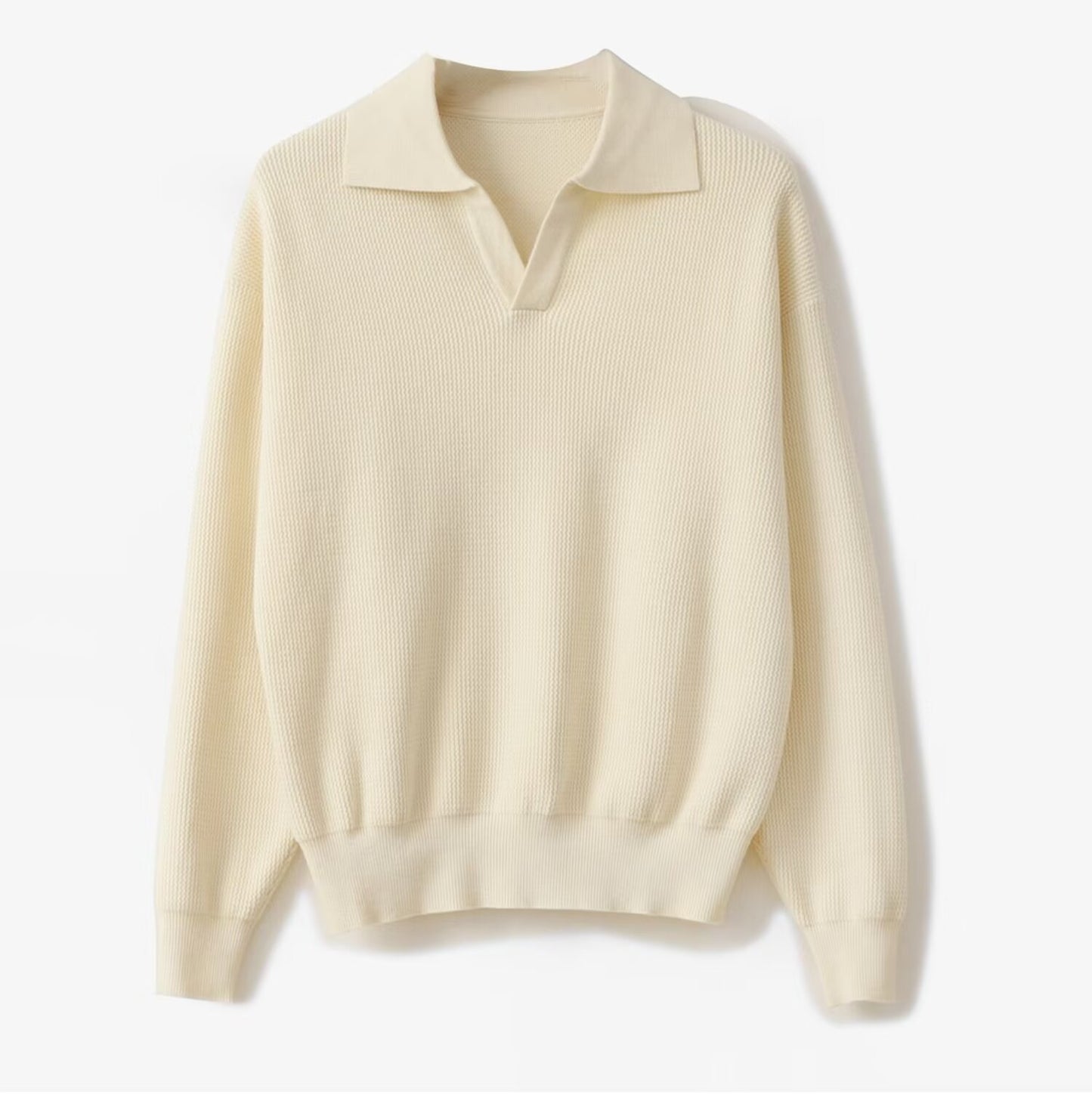 Men's Solid Color Loose Long Sleeves