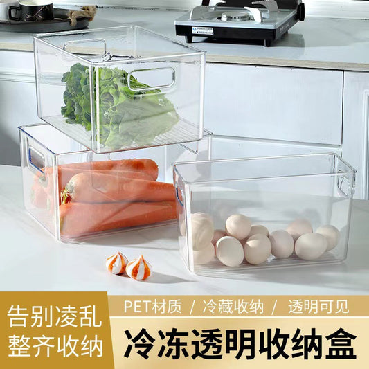 Food-Grade Storage Box, Acrylic Refrigerator Storage, Desktop Book Storage Box, Student Dormitory Sundries, Facial Mask Organization