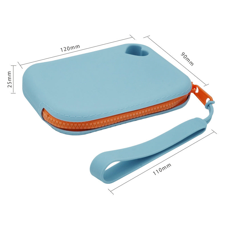 Multi-purpose new silicone storage bag portable key waterproof and dustproof bag data storage bag pet snack bag