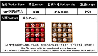 Cross-border New Christmas Tree Decoration Pendant Electroplated Paintted Ball Hanging Hollow Ball Hanging Christmas Decorations