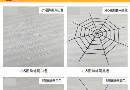 Halloween plush toy spider bar haunted house decoration props ghost festival spoof trick toy simulation big spider