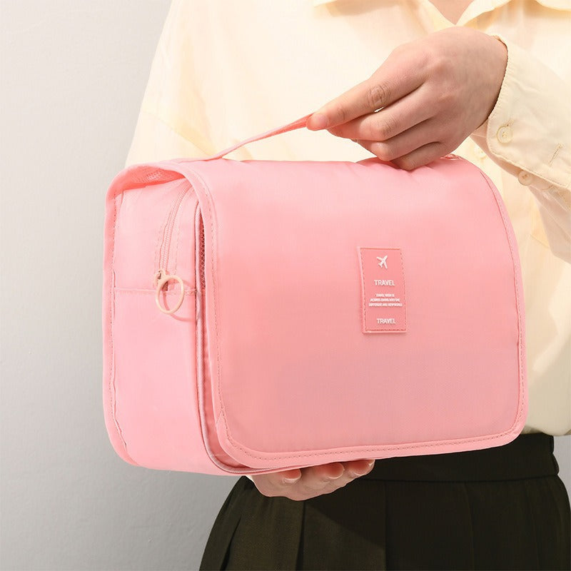 Light luxury ins style waterproof portable cosmetic bag simple clothing Travel large capacity toiletries storage bag wholesale