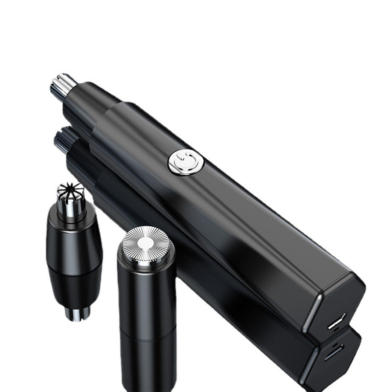 2021 New Model Men's Nose Hair Trimmer Mini Shaver for Trimming Nose Hair, Sideburns, and Ear Hair Dual-Head Trimmer