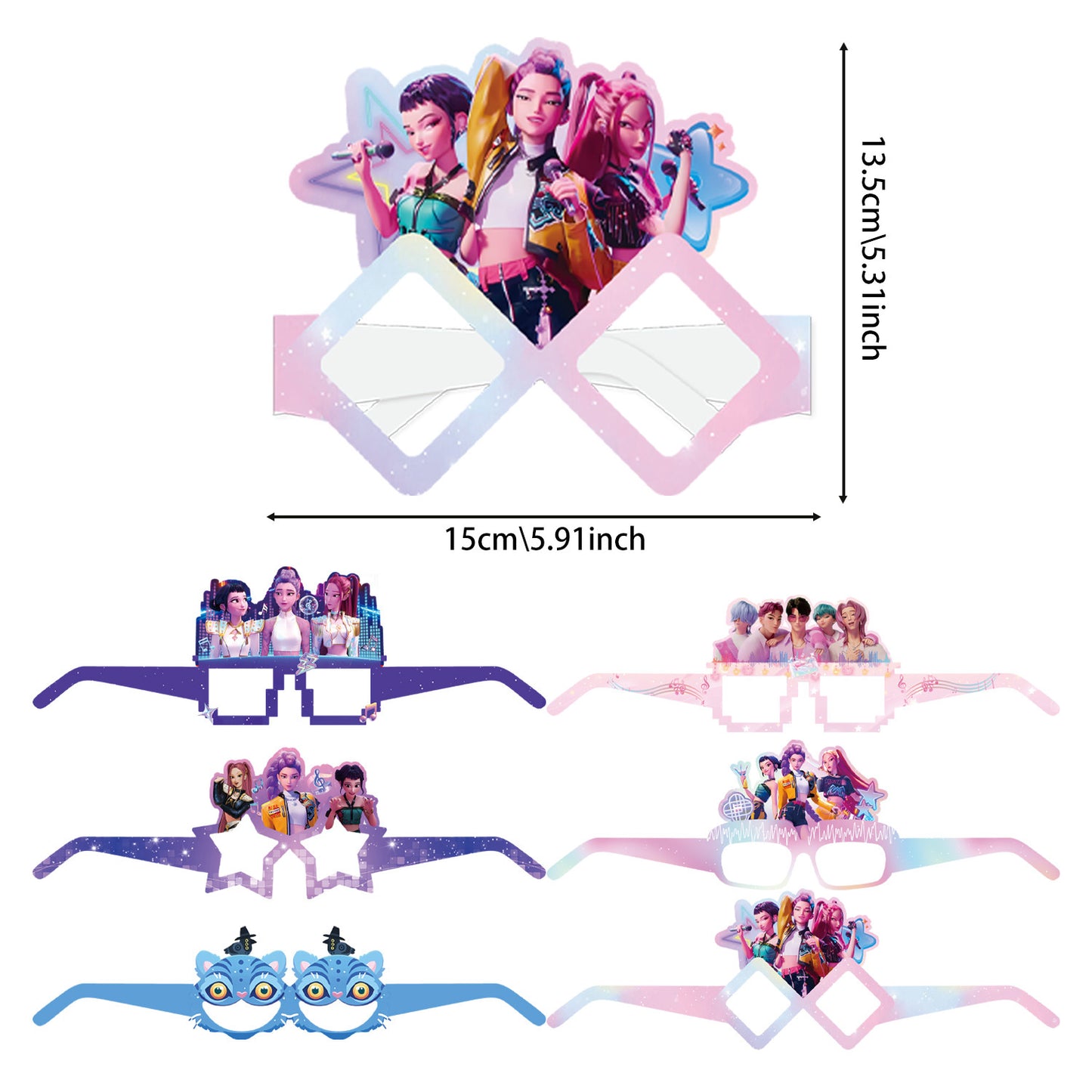 Amazon's New Pop Hunter Witch Group Theme Birthday Party Supplies Set Paper Plate Tissue Tablecloth Decoration