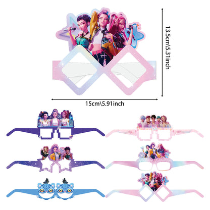 Amazon's New Pop Hunter Witch Group Theme Birthday Party Supplies Set Paper Plate Tissue Tablecloth Decoration