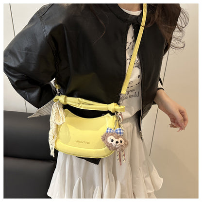 Simple and Stylish Korean-Style Handbag 2025 Summer New Small Square Bag for Women, Casual and Fresh Single Shoulder Crossbody Bag