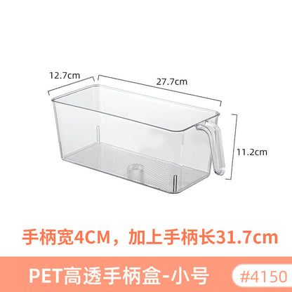 Desktop Storage Box Dormitory Cosmetics Transparent Basket Acrylic Drawer Mask Organizer Box Snack Sundry Storage Rack