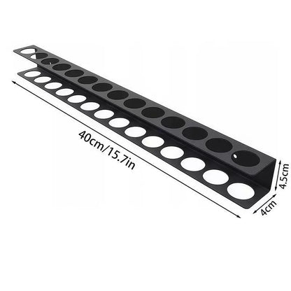 Hardware Tool Storage Rack Iron Wall-Mounted Screwdriver Pliers Rack Lightweight Design Multi-Hole Screwdriver Display Rack