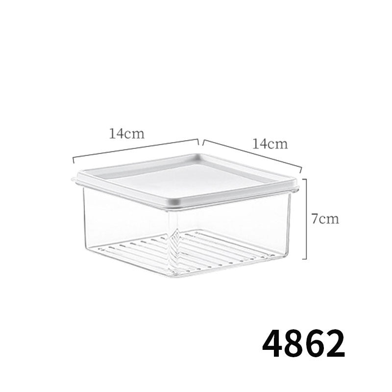 Desktop Storage Box with Lid Flip-Top Rectangular Transparent Acrylic Storage Box Kitchen Cosmetics Sundry Work Station