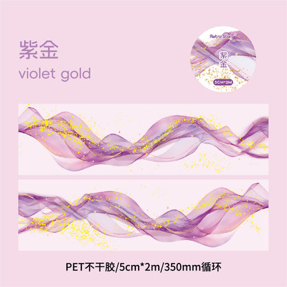 Carefully Selected Coffee Town Retro Series Die-Cut Scenery Washi Tape Creative DIY Background Stickers Journal Pet Tape