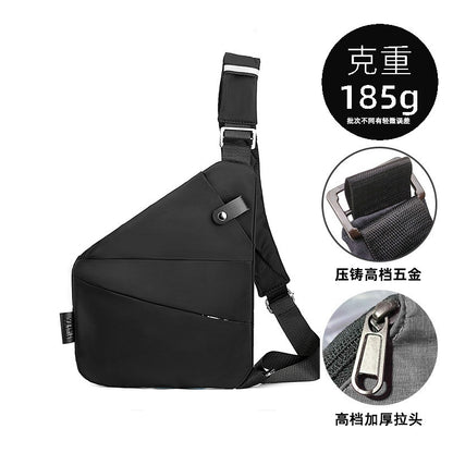 Chest Bag Men's Distinctive Shoulder Crossbody Bag Fashion Cross Bag Multifunctional Sports Fashion Underarm Bag Men's Chest Bag