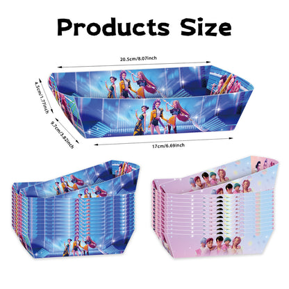 Amazon's New Pop Hunter Witch Group Theme Birthday Party Supplies Set Paper Plate Tissue Tablecloth Decoration