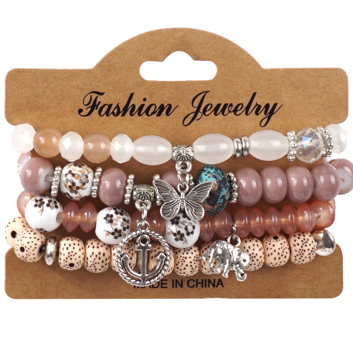 European and American Cross-Border Hot-Selling New Bohemian Bracelets Creative Tassel Multi-Layer Beaded Bracelets Fashion Jewelry