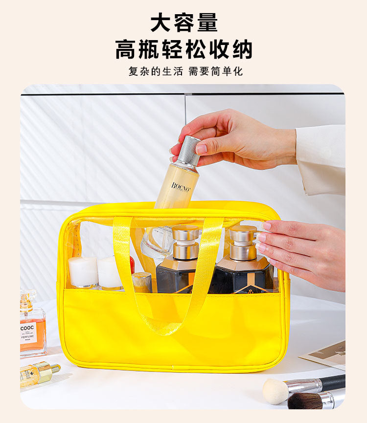 High-End Portable Travel Large-Capacity Toiletry and Makeup Storage Bag, Large-Capacity, High-Looking, Light Luxury Makeup Bag