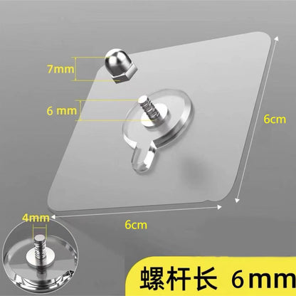 Popular Foreign Trade Traceless Adhesive Hooks, No-Drill Hooks for Hanging Picture Frames, Tiles, Wall Nails, Wall-Mounted Adhesive Hooks, No-Nail Screws