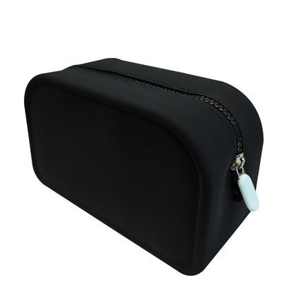 Factory Processing Travel Cosmetic Brush Bag Storage Wash Bag Logo Data Cable Travel Large Capacity Silicone Storage Bag