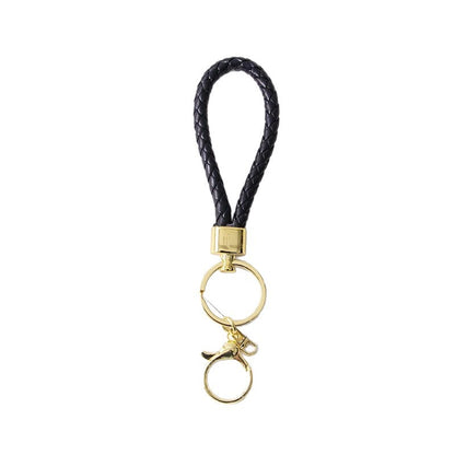 Wholesale Braided Leather Rope Keychain Car Keychain Key Ring Pendant Doll Accessories Event Small Gifts Wholesale