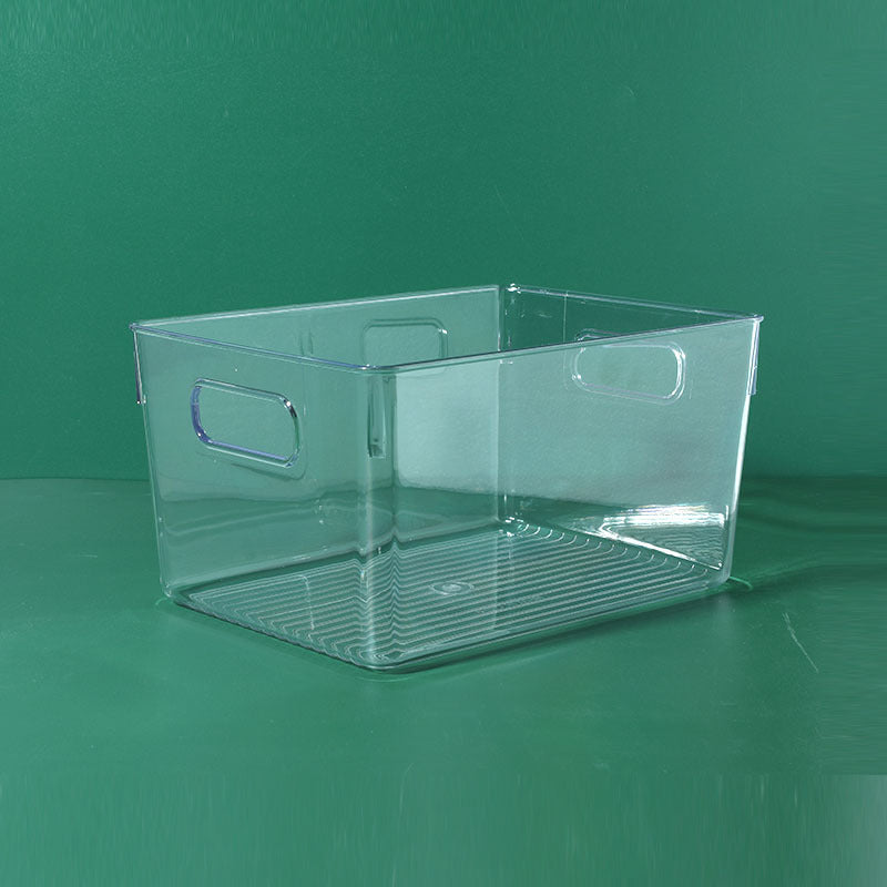 Simple Storage Box Transparent Acrylic Narrow Long Rectangular Mirror Cabinet Cosmetic Stationery Pen Kitchen Chopsticks Box