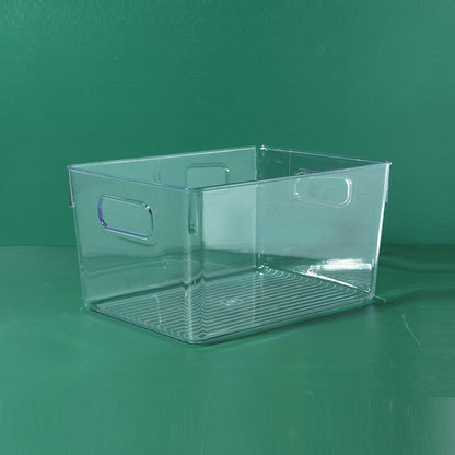 Simple Storage Box Transparent Acrylic Narrow Long Rectangular Mirror Cabinet Cosmetic Stationery Pen Kitchen Chopsticks Box