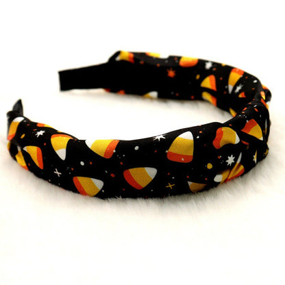 Cross-border wholesale Amazon Halloween pumpkin knotted hairband high cranial top headband hairpin high sense hair cave hair accessories