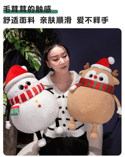 Creative Christmas Tree Pillow Cute Plush Toy Doll Living Room Sofa Cushion Ornaments Wholesale Christmas Gifts