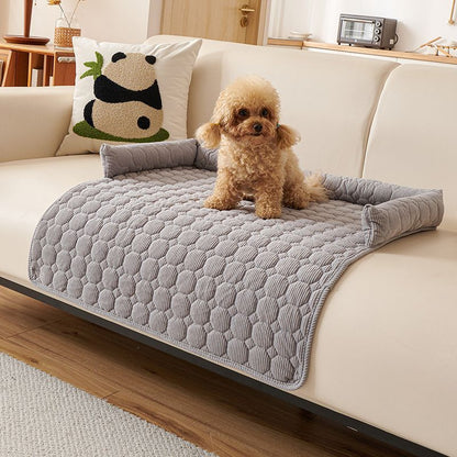 Cross-Border Hot-Selling Anti-Scratch Pet Mat, New Plush Thickened Non-Slip Sofa Dog Bed, Pet Supplies