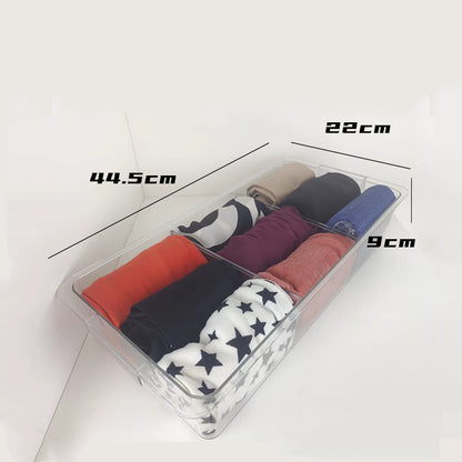 Lala livable wardrobe underwear underwear socks storage box hanging finishing transparent 45 drawer type space saving