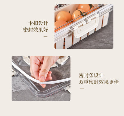 Seasoning Fresh-keeping Plastic Kitchen Sealed Box Spice Storage Box Food Grade Format Transparent Cereal Seasoning
